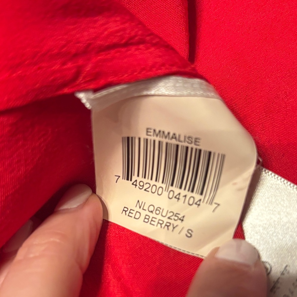 BCBGMaxAzria Red Emmlise Dress size small - Picture 4 of 5
